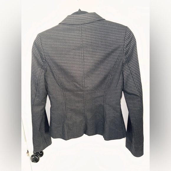 Women’s Dark Gray Blazer checker pattern - Picture 10 of 10